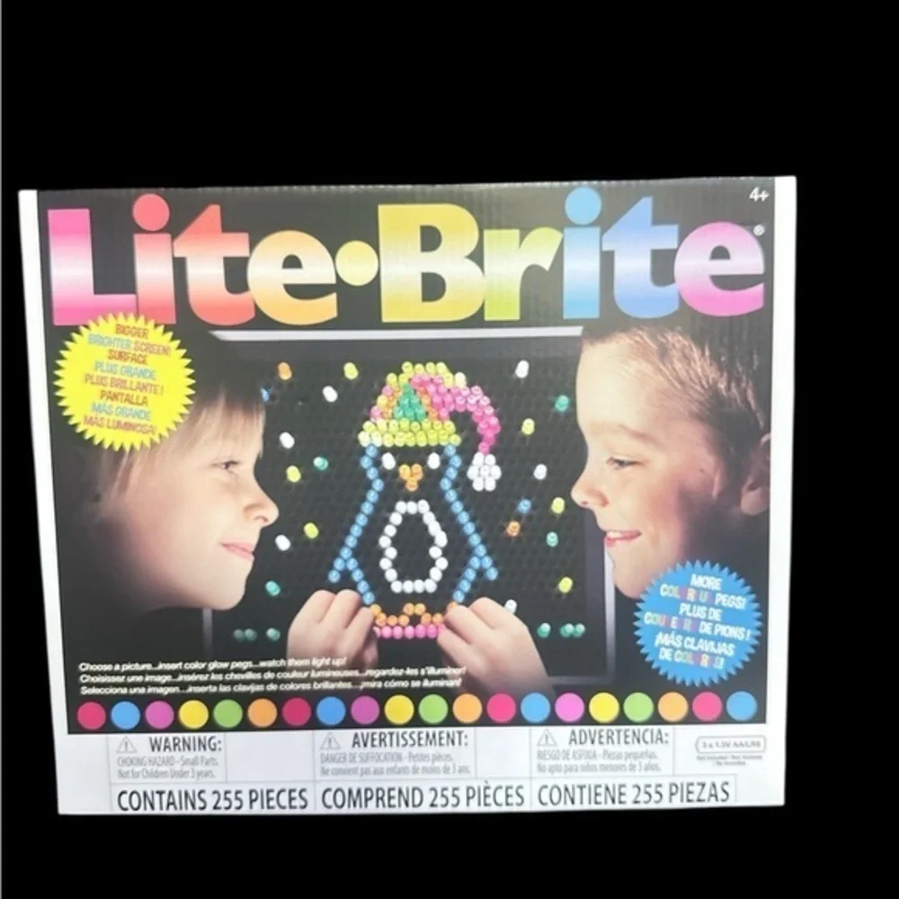 Inspired by the classic 1980's Lite-Brite toy, this Lite-Brite new